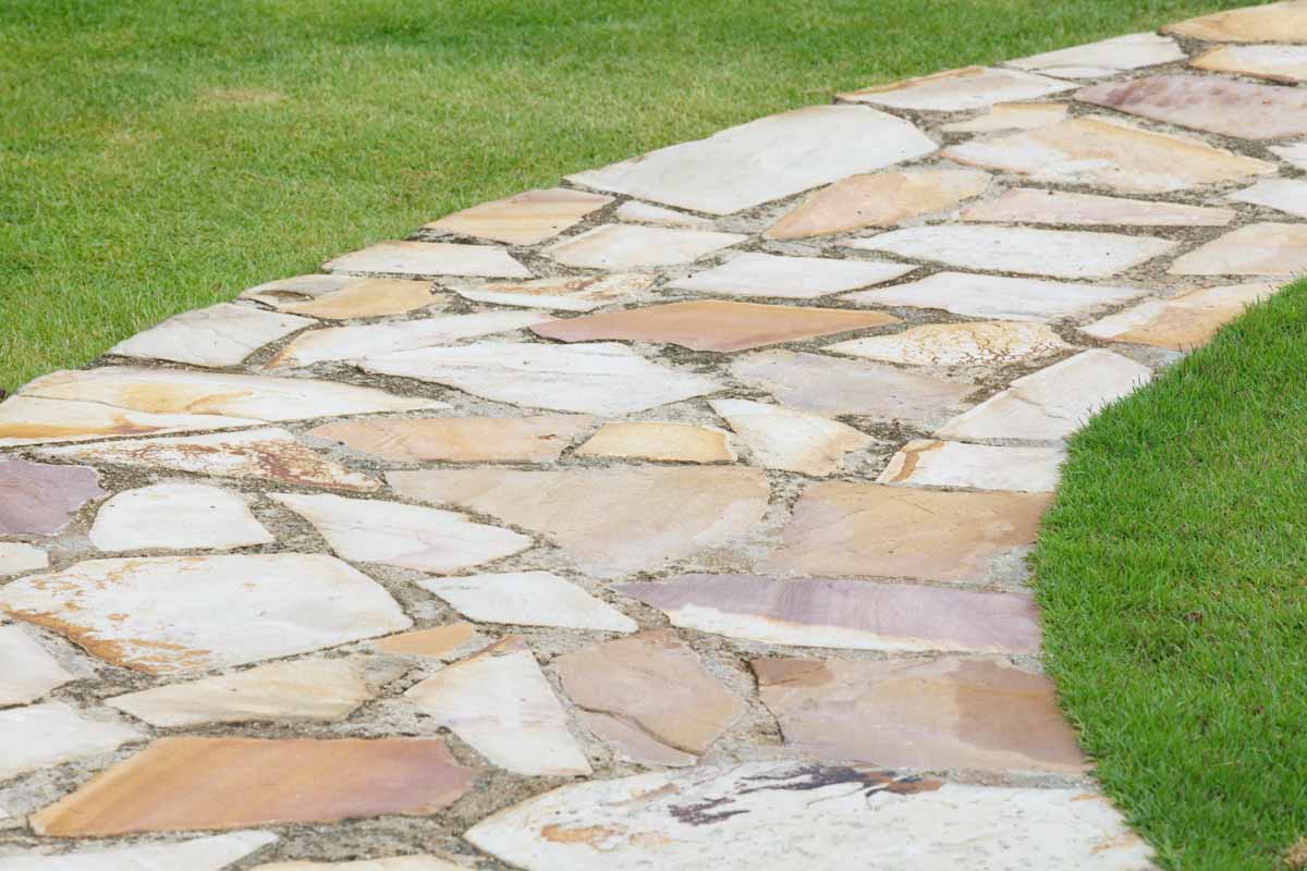 Stone pathway